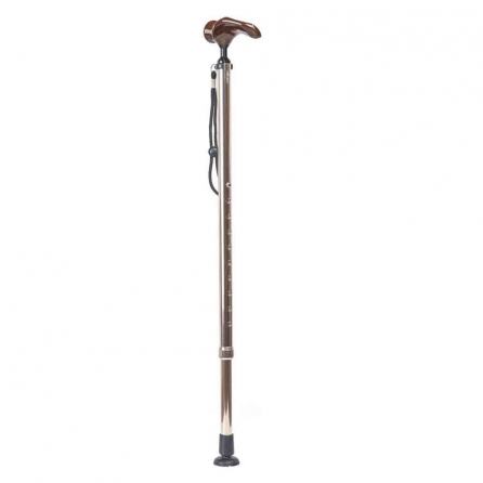 Mobilita Palm Shape Handle Cane M716 (Champagne Brown)