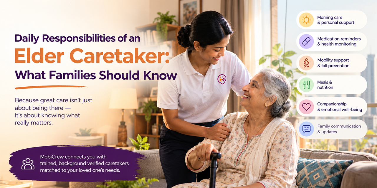 Daily Responsibilities of an Elder Caretaker