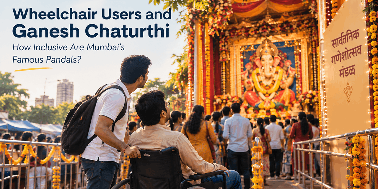 Wheelchair-Friendly Ganesh Pandals