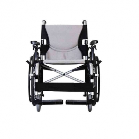 Karma S-Ergo 305 115Kg 18 Inch Aluminum Silver Manual Foldable Wheel Chair, 133-00017
