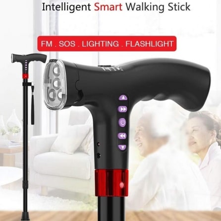 MCP Smart Walking Stick With Fm Radio And Torch